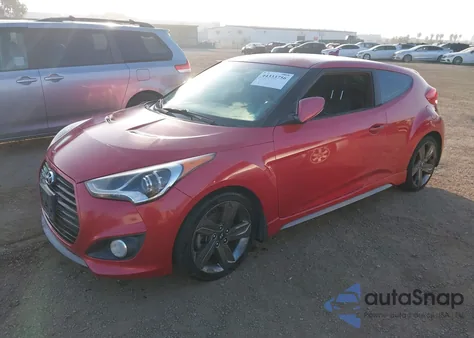 2014 Hyundai Veloster Turbo W/Black z USA, uszkodzony, nr VIN KMHTC6AE8EU200475